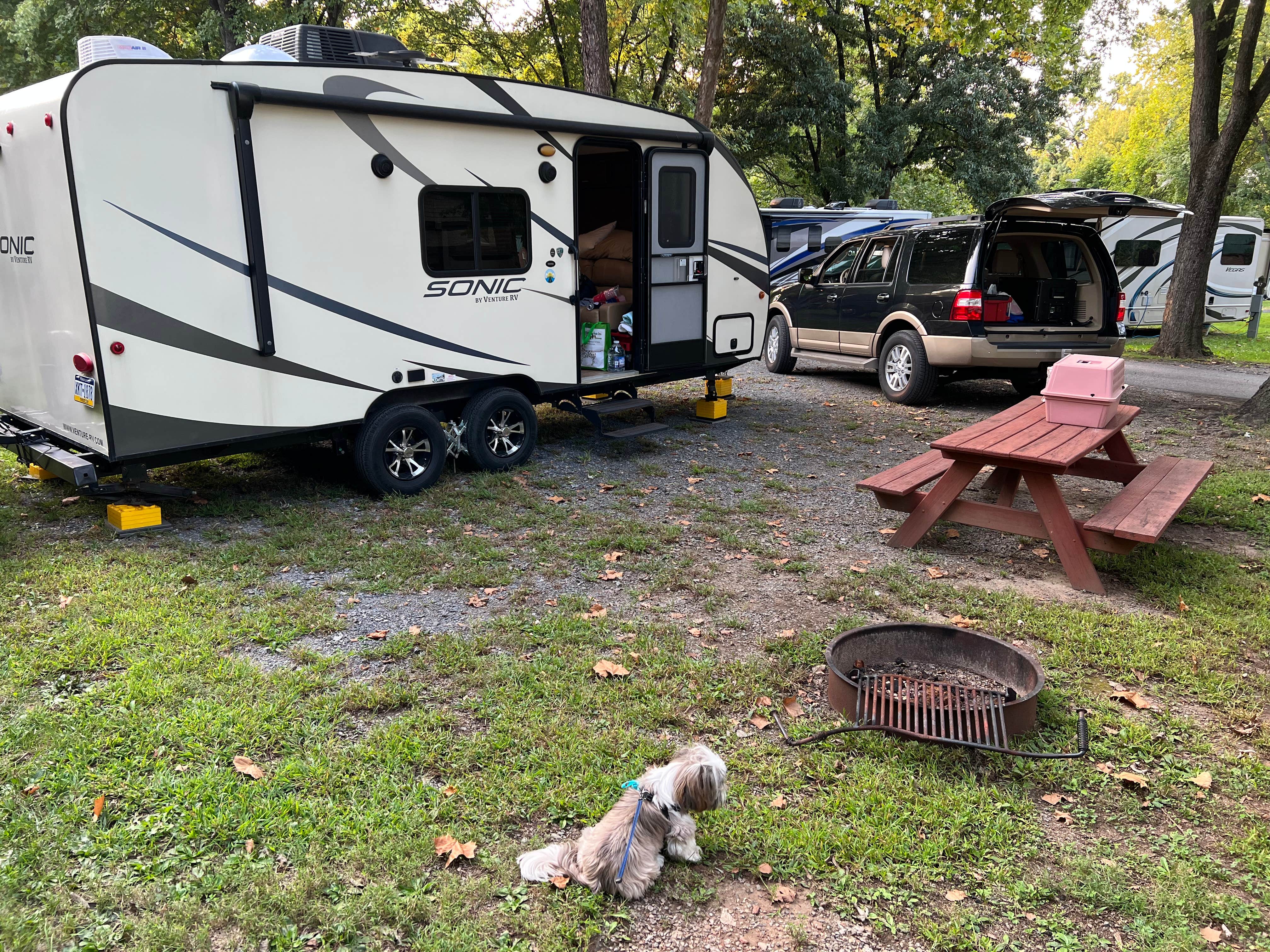 Stephen W.'s photo of camping with pets at Hersheypark Camping Resort near Harrisburg, PA
