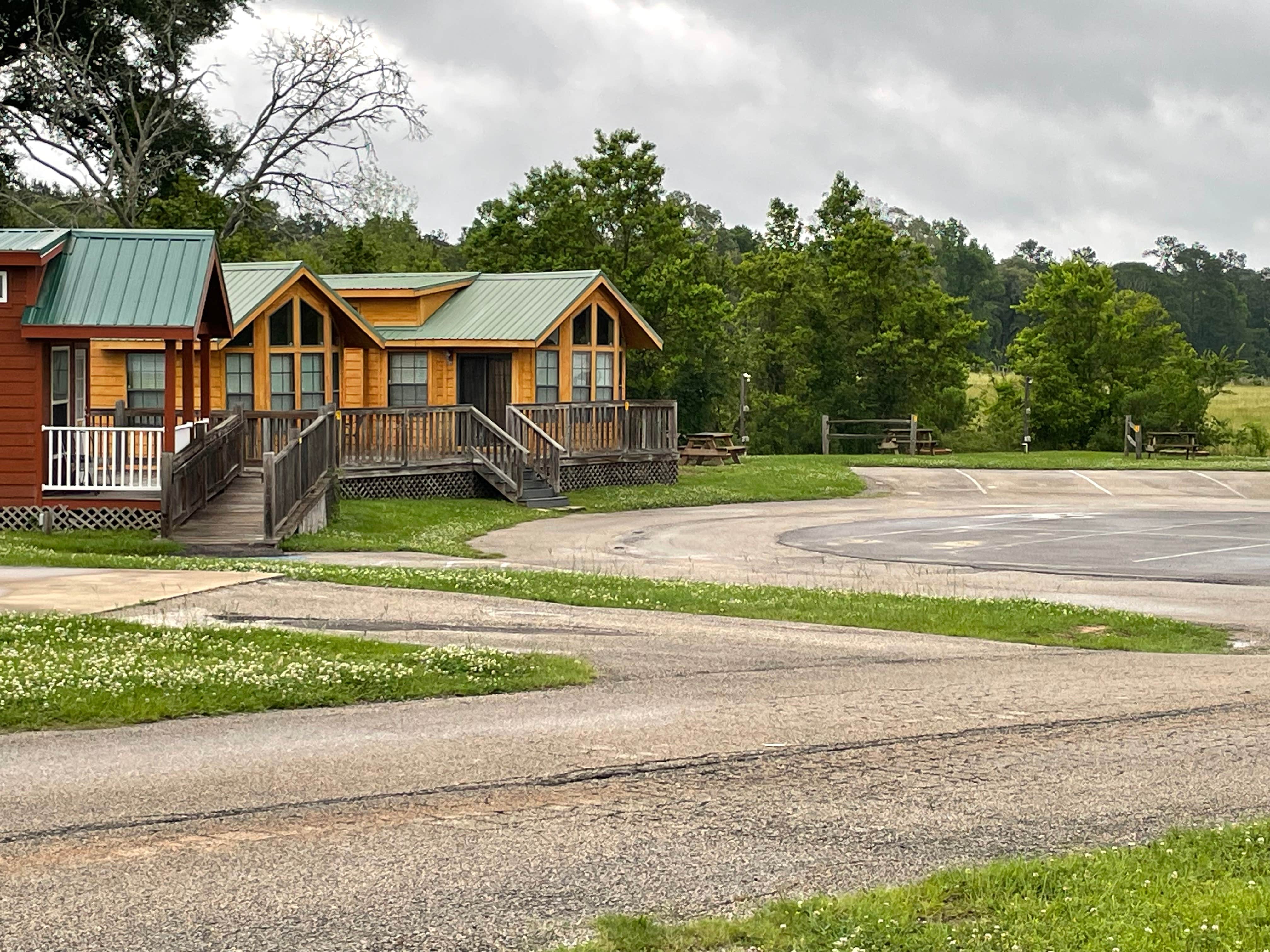Gretchen's photo of a cabin at Lufkin KOA Journey near Alto, TX