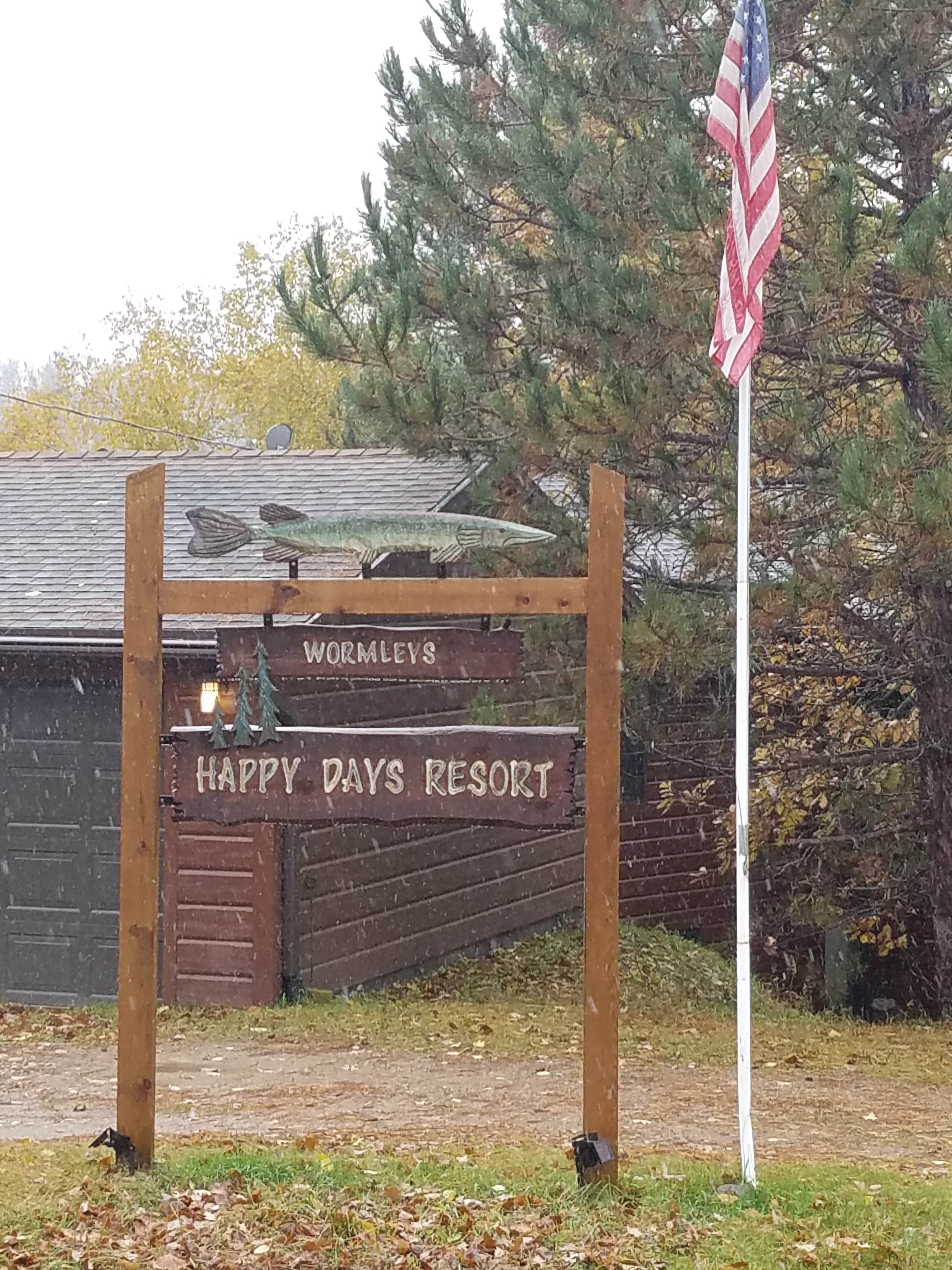 Camping near Akeley City Campground: Happy Days Resort & Campground, Nevis, Minnesota