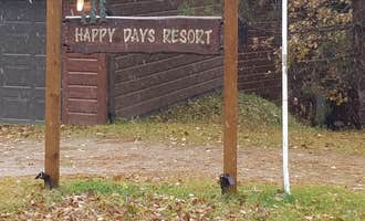 Camping near Crow Wing Inn Motel and RV Park: Happy Days Resort & Campground, Nevis, Minnesota