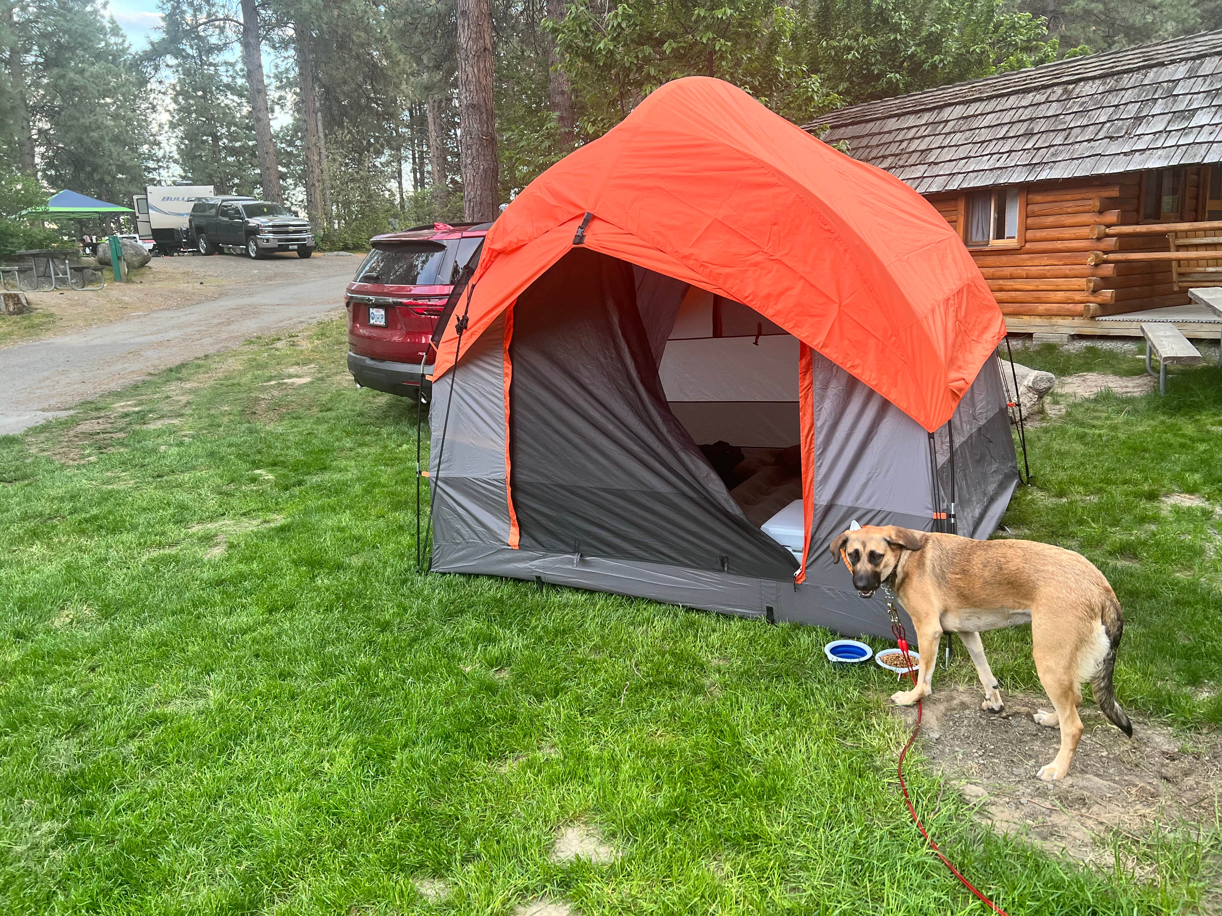 JEROMY R.'s photo of camping with pets at Leavenworth-Pine Village KOA near Leavenworth, WA