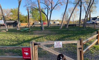 mary F.'s photo of camping with pets at Riverbend RV Park & Cabins near Black Canyon of the Gunnison National Park