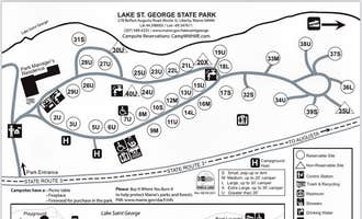 Camping near Tiny Cabins of Maine: Lake St. George State Park Campground, Liberty, Maine