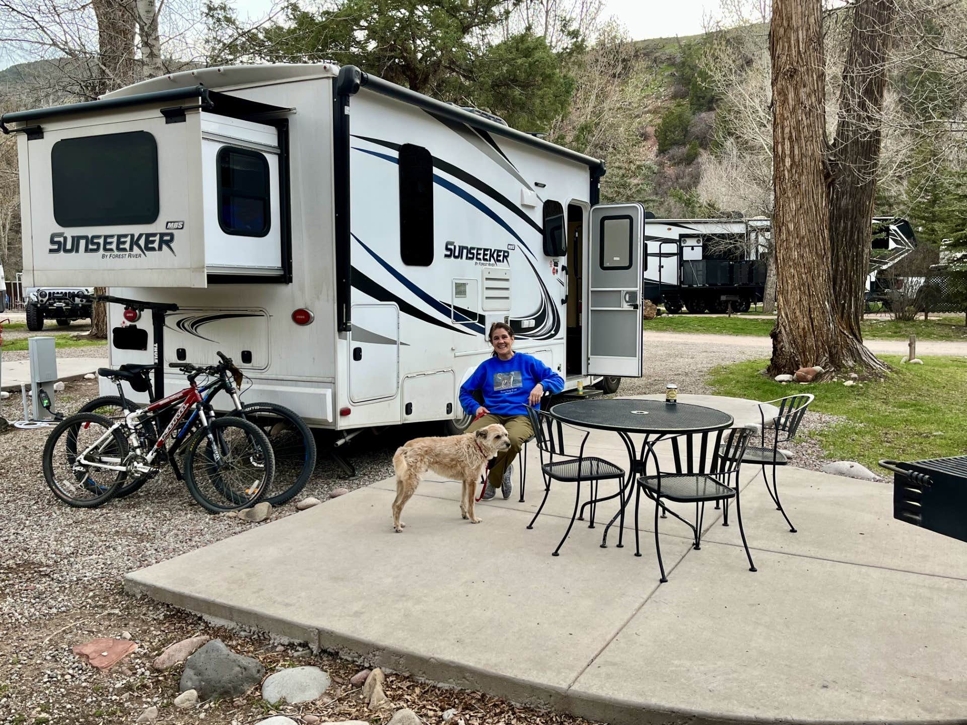 Sharon B.'s photo of camping with pets at Carbondale-Crystal River KOA near Glenwood Springs, CO