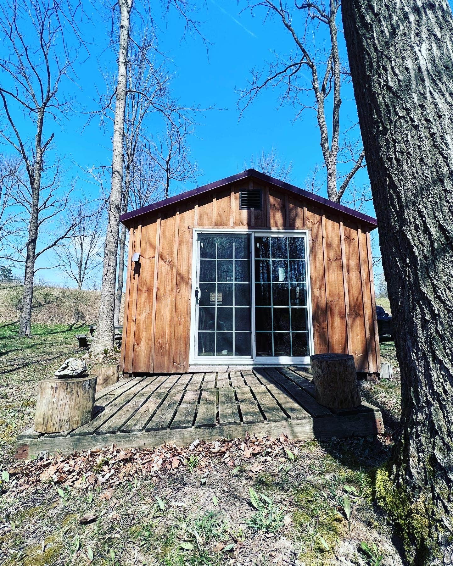 Derek R.'s photo of a cabin at The Cabins at WoodsEdge near Java Center, NY