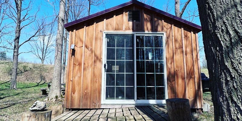 Camper submitted image from The Cabins at WoodsEdge