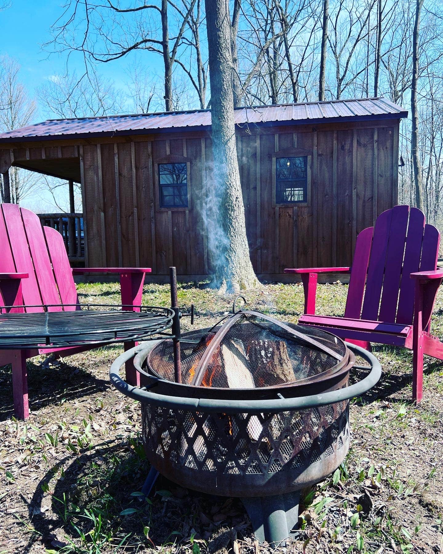 Camper-submitted photo at The Cabins at WoodsEdge near Livonia, NY