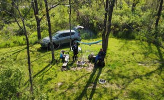 Victoria M.'s photo of camping with pets at Pooh's Corner near Canandaigua, NY