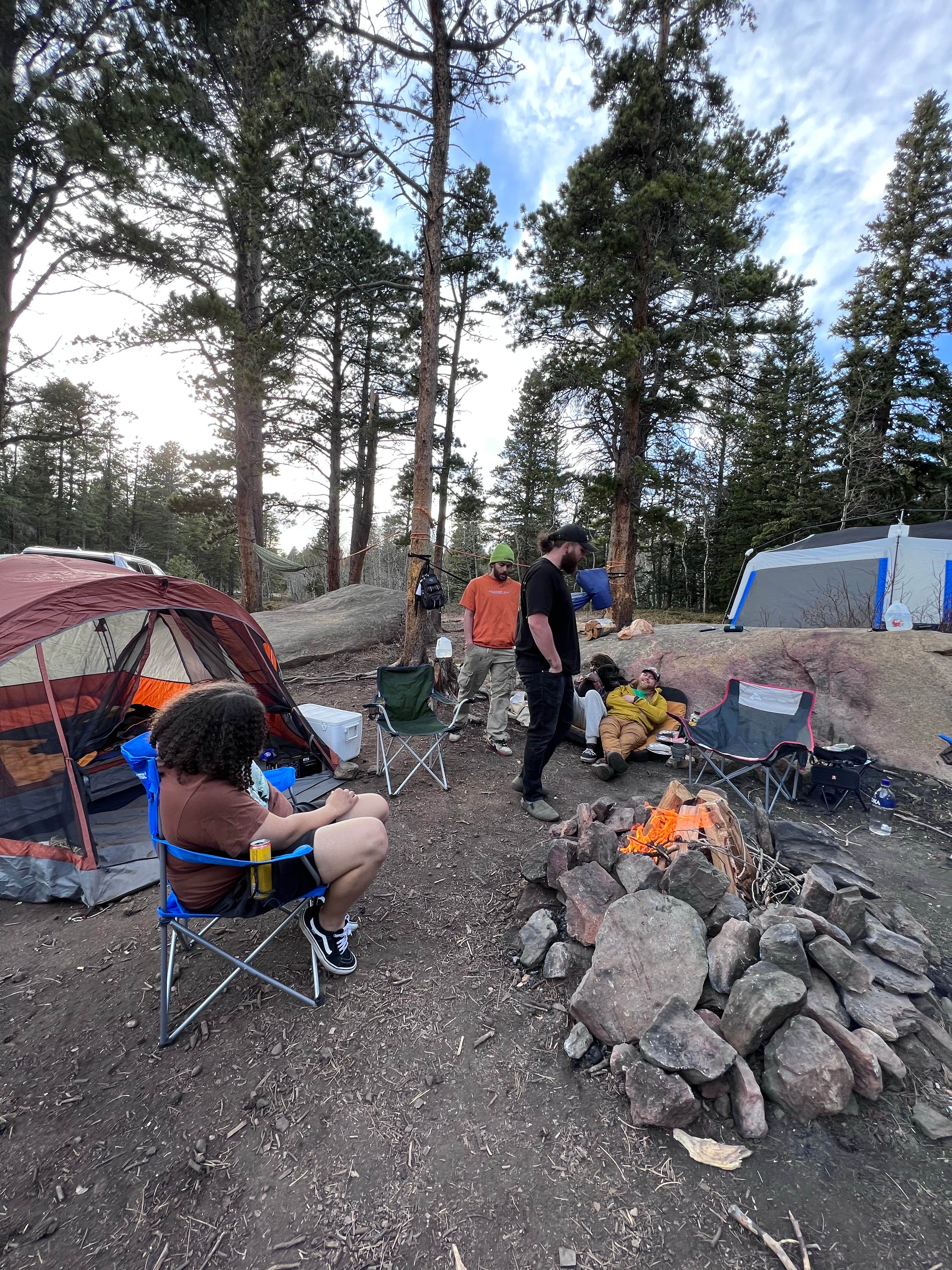 Anthony R.'s photo of tent camping at Gordon Gulch Dispersed Area near Black Hawk, CO