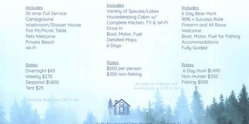 Camper submitted image from Linamac Lodge & Trailer Park