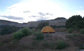 Ben R.'s photo of tent camping at Knowles Overlook Campground near Loma, CO