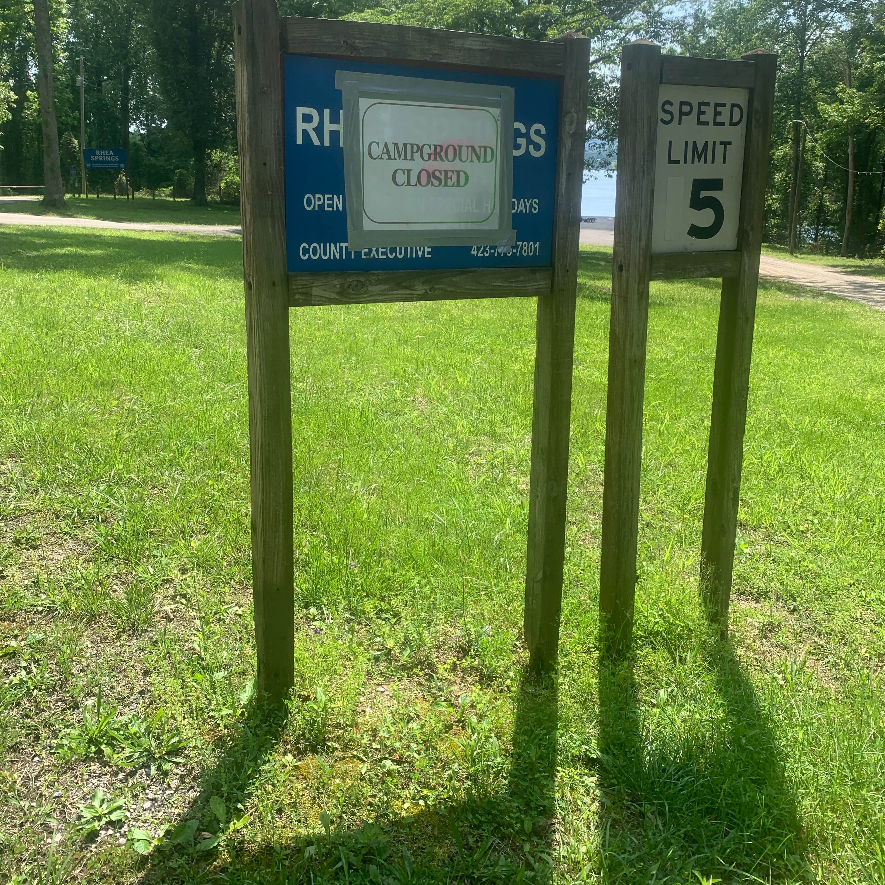 Rhea Springs Recreation Area County Park and Campground Spring City, TN