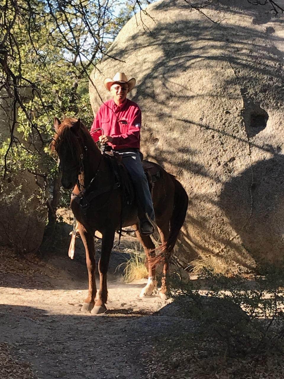 Edward W.'s photo of camping with a horse at Groom Creek Horse Camp near Cottonwood, AZ