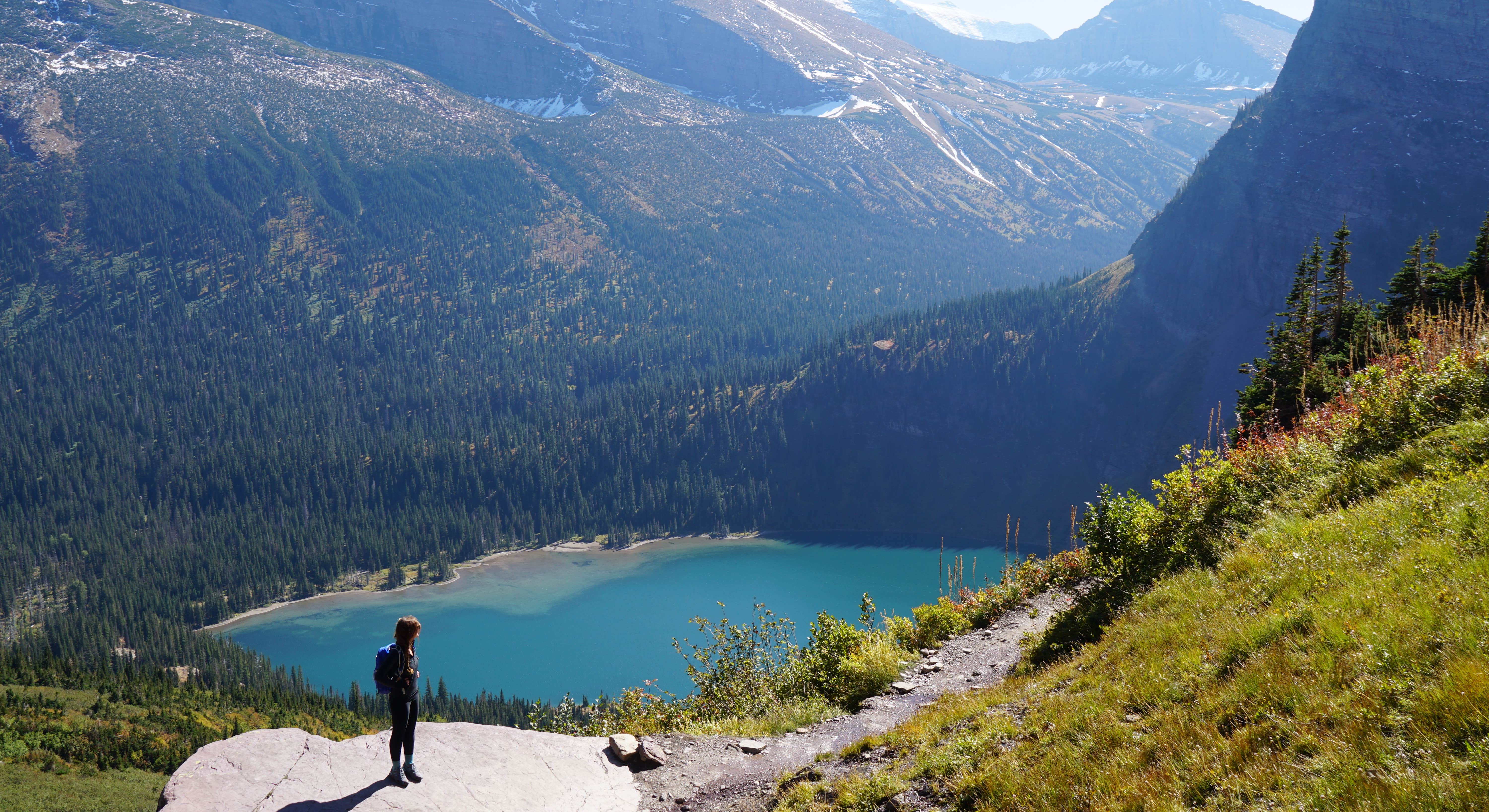 Hiking near Many Glacier Campground Glacier National Park