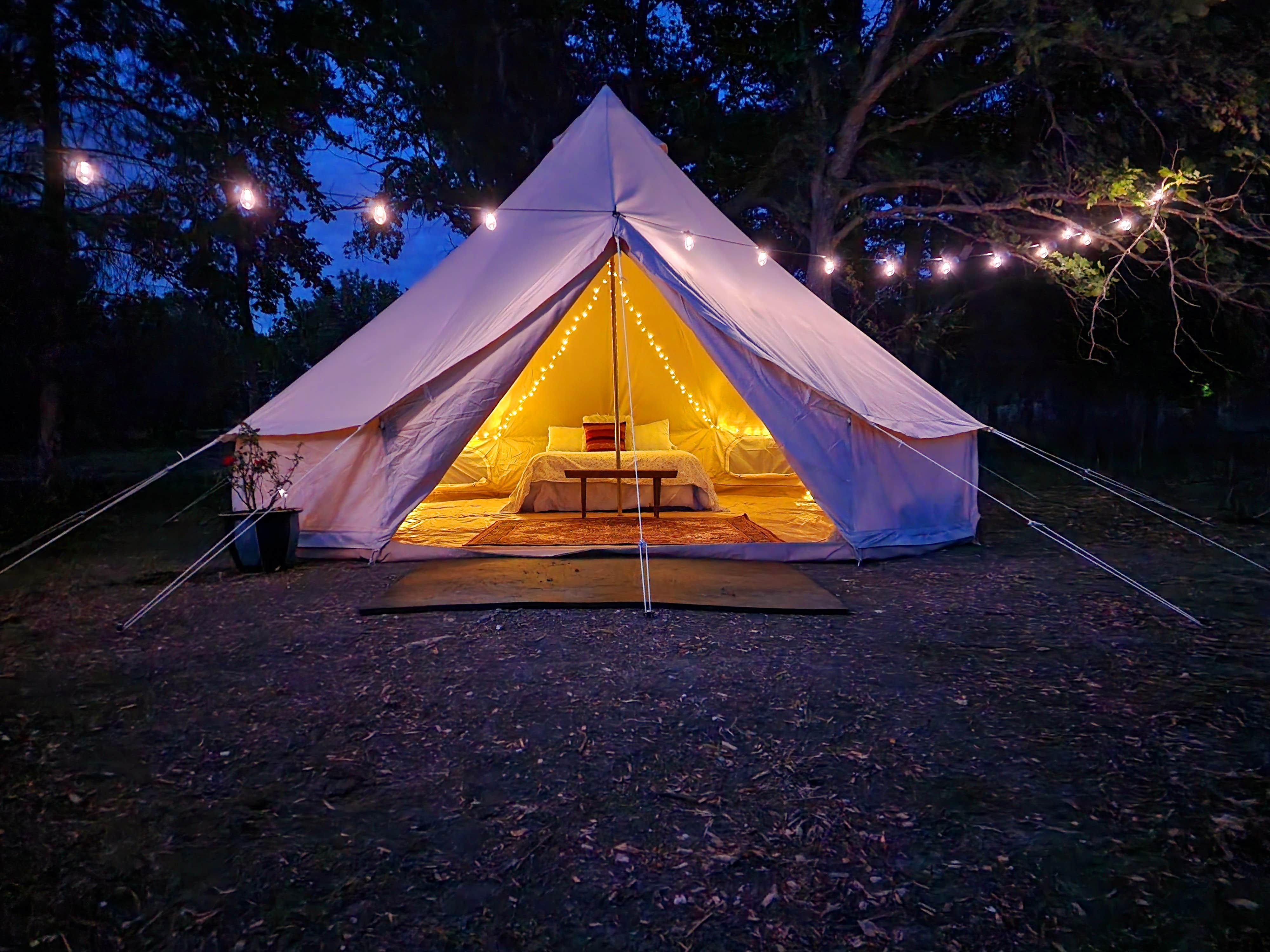 Steffenie G.'s photo of glamping accommodations at The Park at Brushy Creek near Rowlett, TX