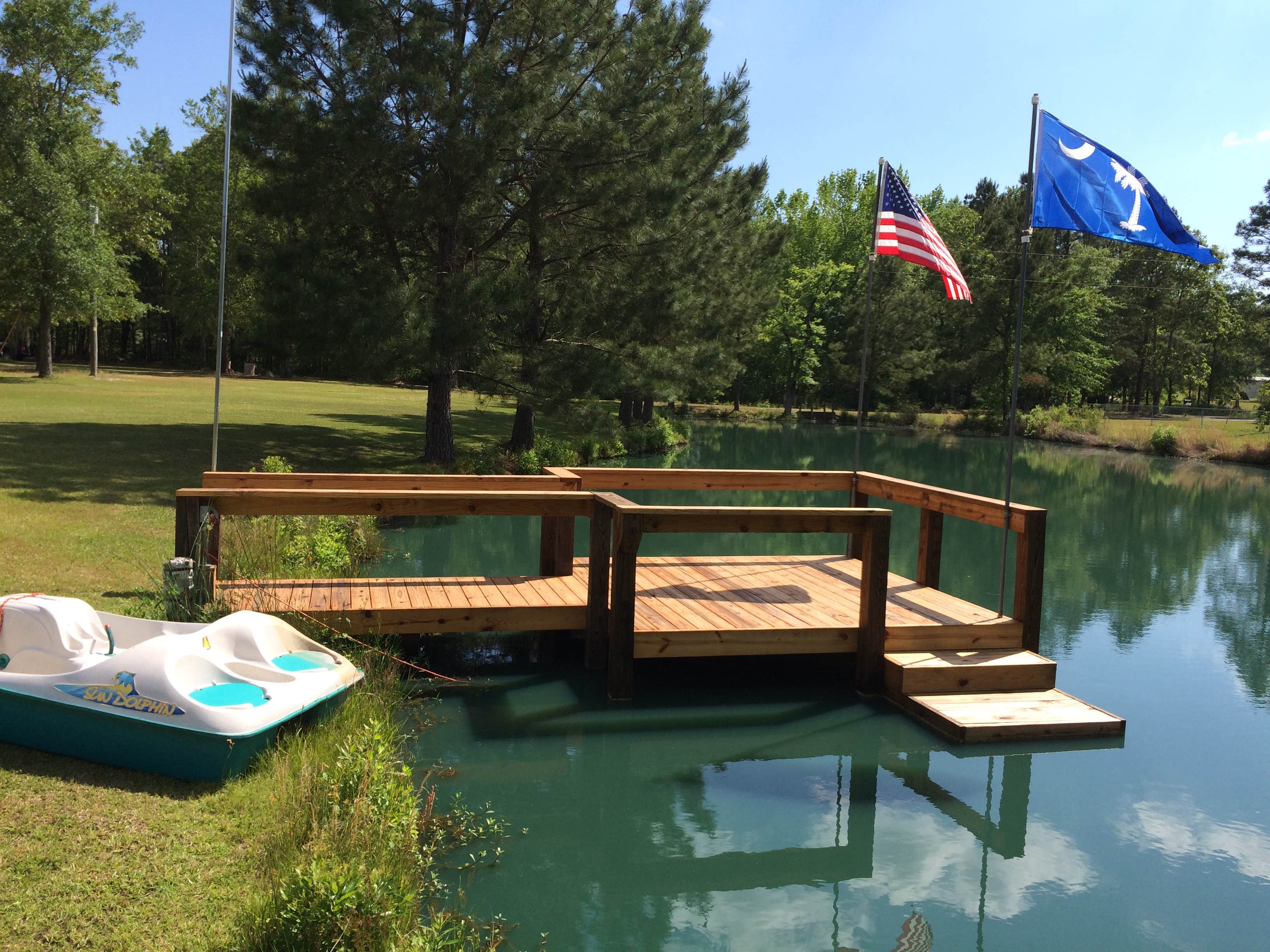 Camper-submitted photo at RV's Acres (he's the dog) near Drayton, SC