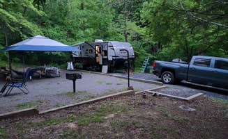 Jana B.'s photo of camping with pets at Tsali Campground near Fontana Dam, NC