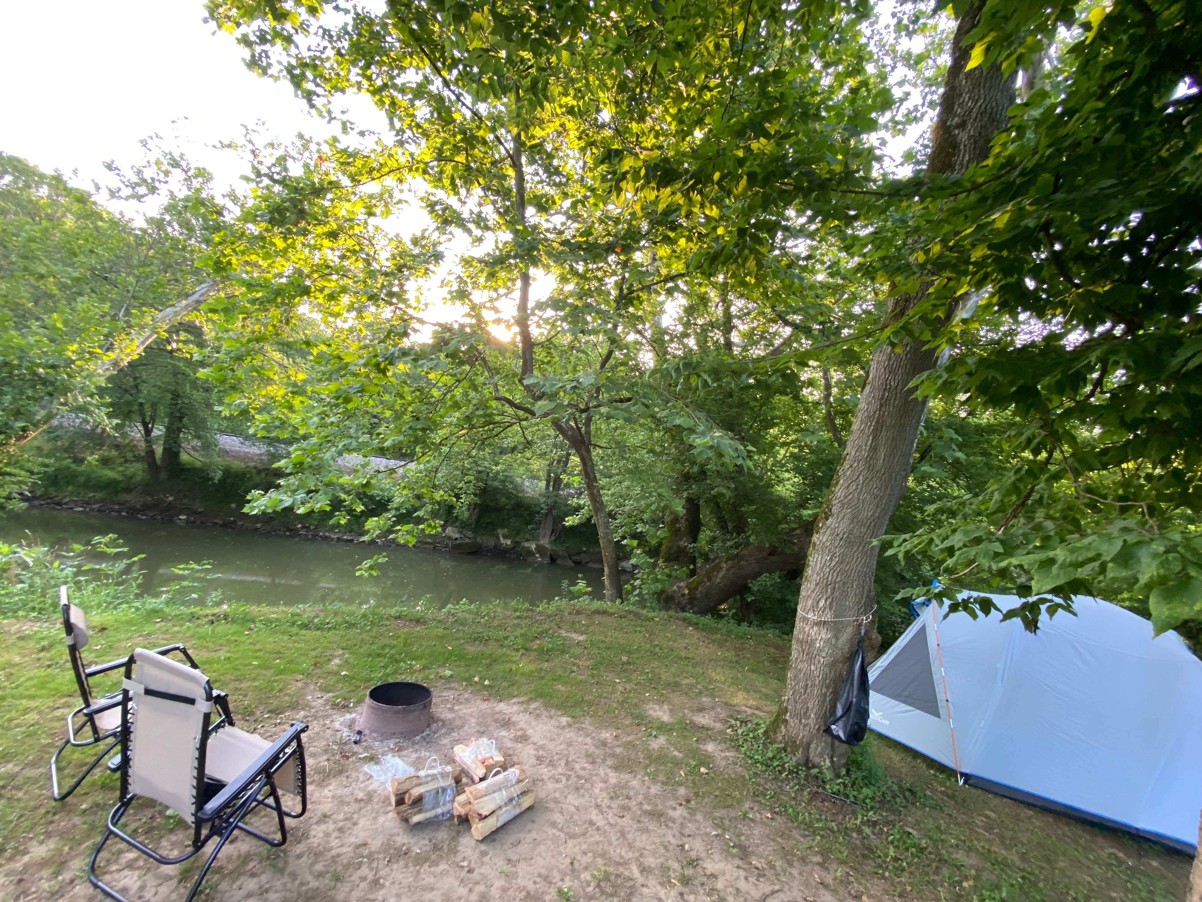 Camper-submitted photo at Hocking Hills Camping & Canoe near Geneva, OH
