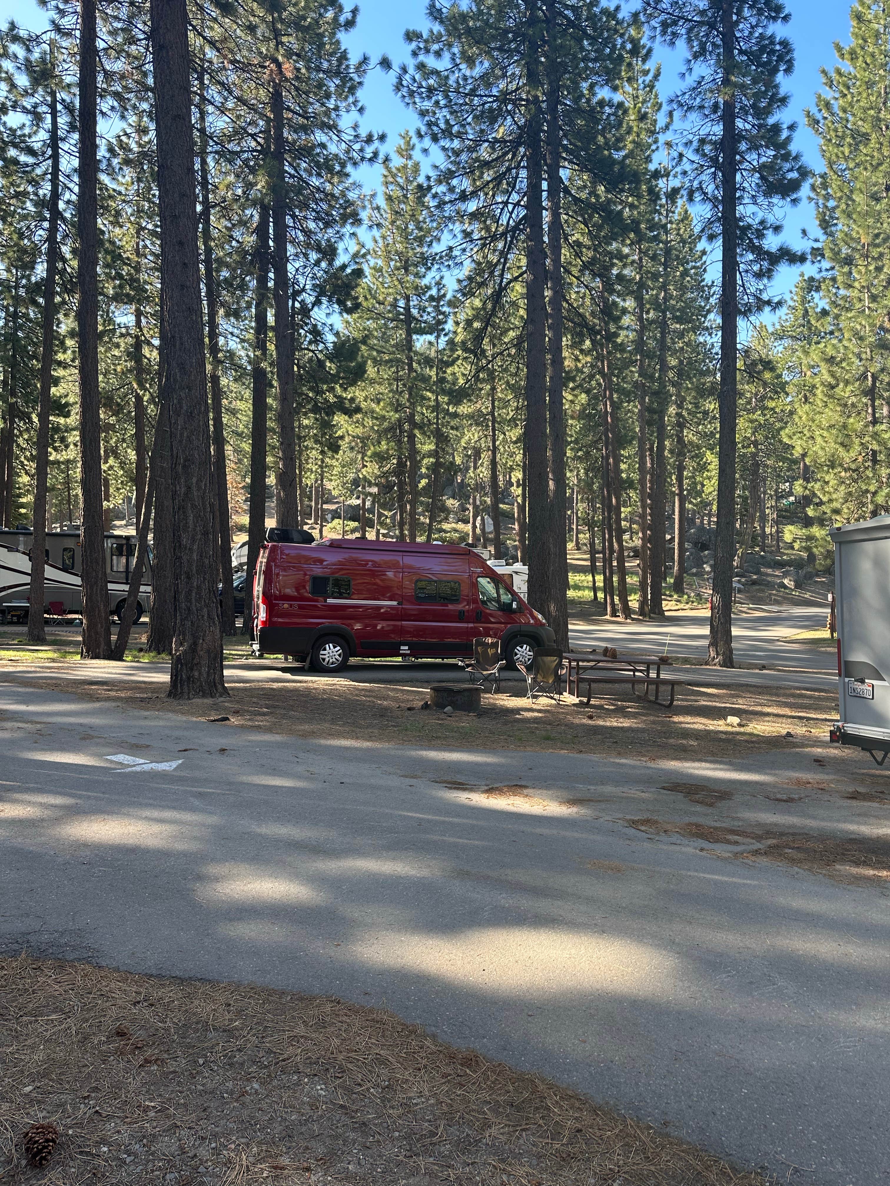 Richard T.'s photo of rv camping at Zephyr Cove RV & Campground — Lake Tahoe Basin Management Unit near Tahoe City, CA
