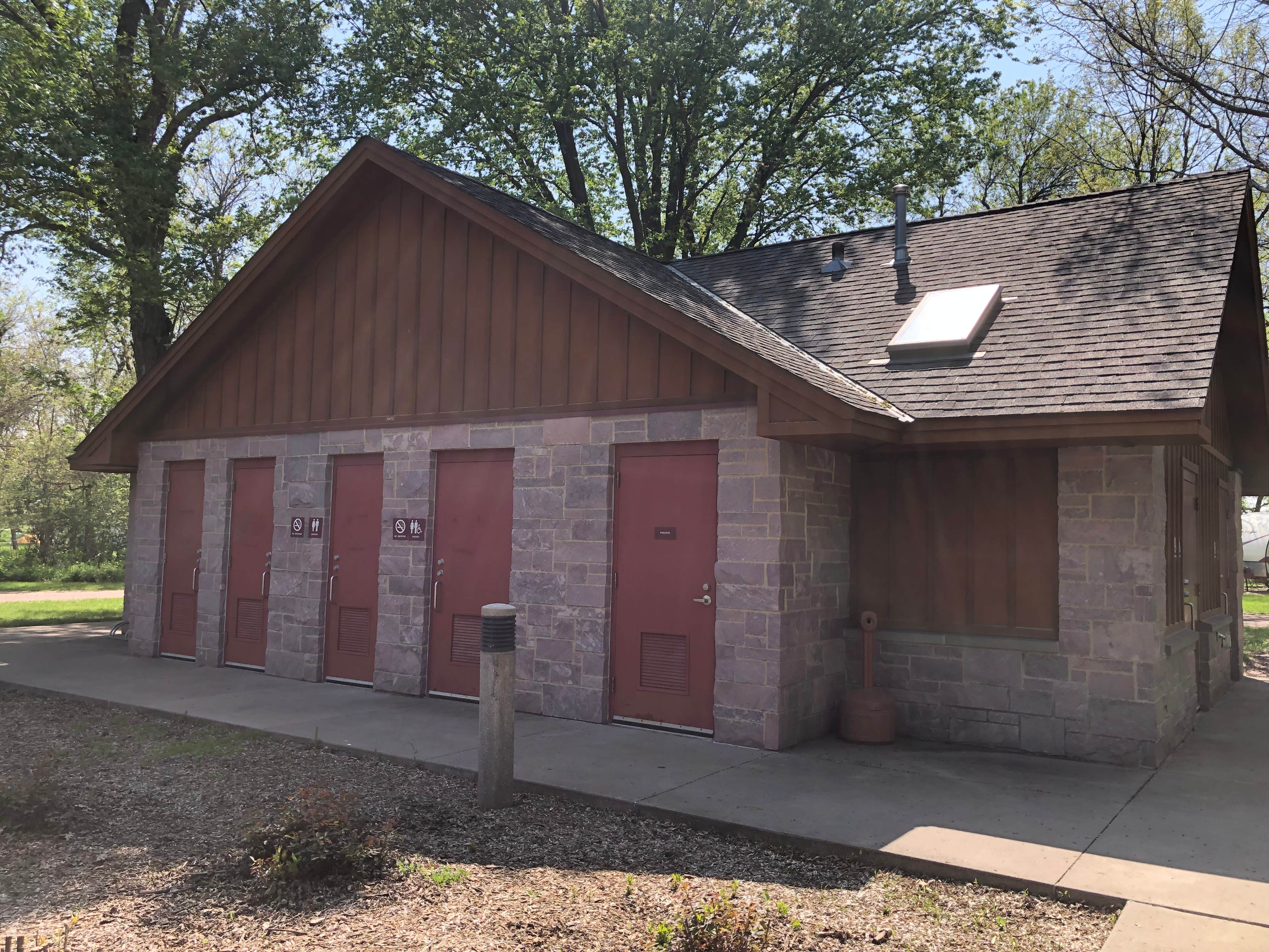 Tom's photo of glamping accommodations at Blue Mounds State Park Campground in Minnesota