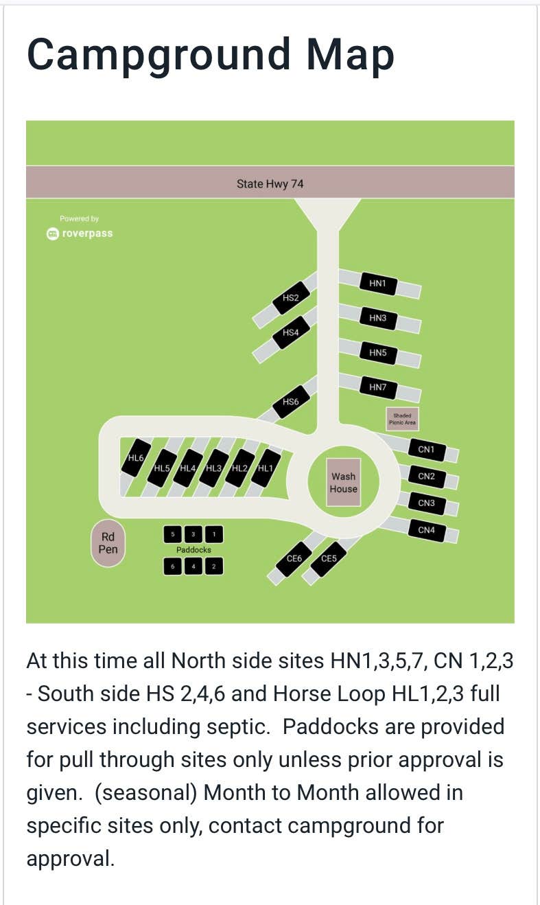 Camper-submitted photo at LinLee’s RV Park and Paddocks near Davis, OK