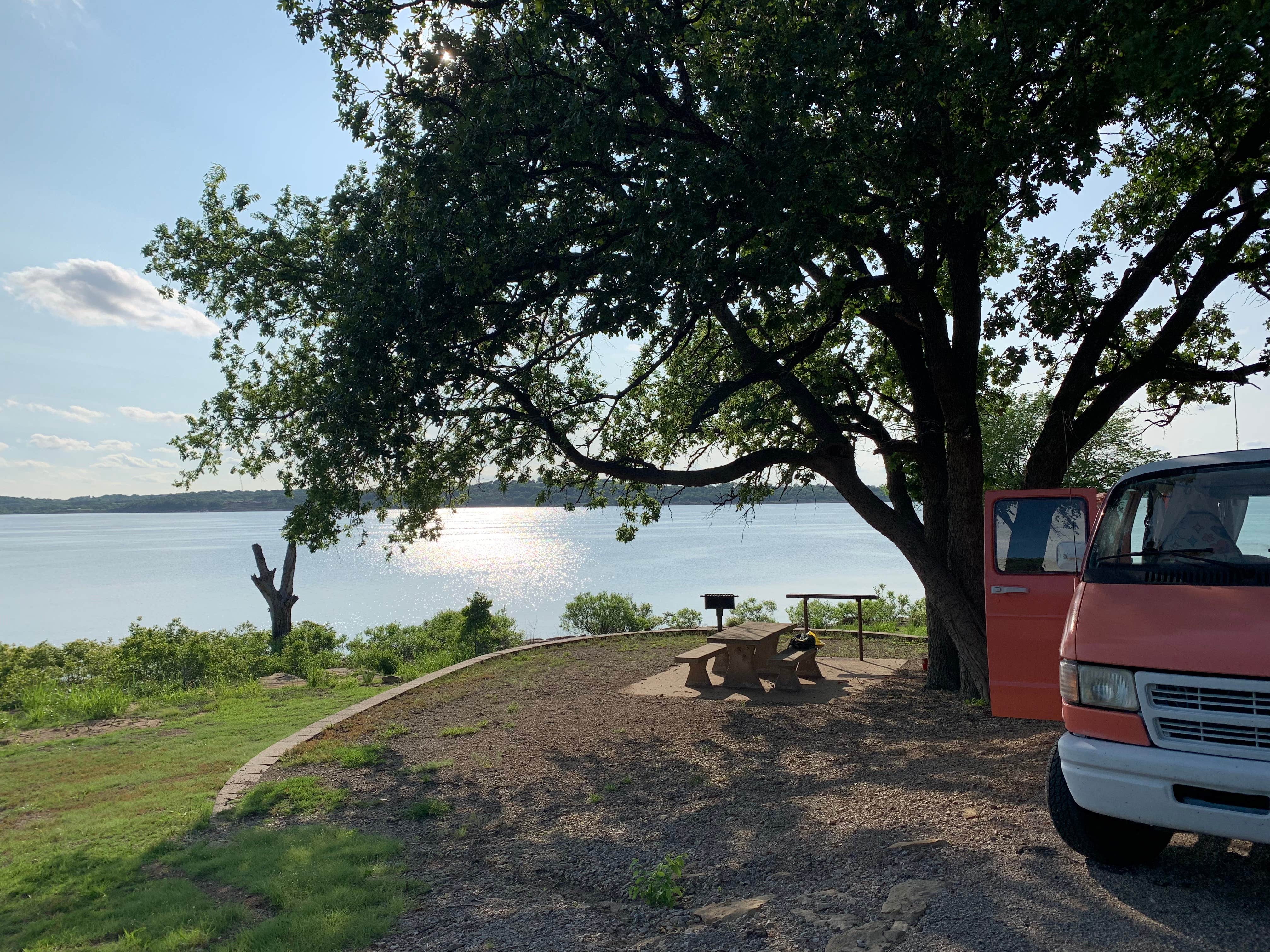 Korina D.'s photo of rv camping at Osage Cove - Kaw Lake near Ponca City, OK