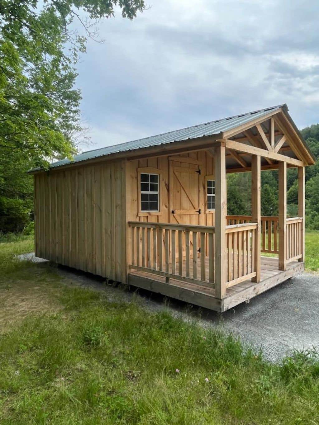 Dianne C.'s photo of a cabin at Black Creek's Maple Retreat Cabin near Barre, VT