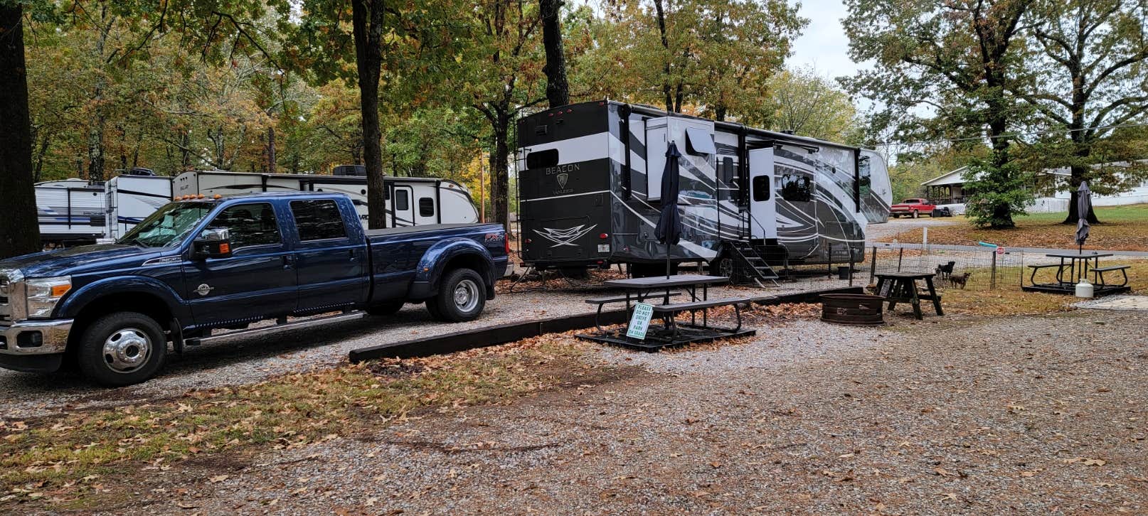 Caroline S.'s photo of rv camping at Blue Sky RV Park near Greers Ferry Lake