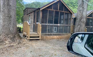 Larry T.'s photo of glamping accommodations at Mountaineer Campground near Croatan National Forest