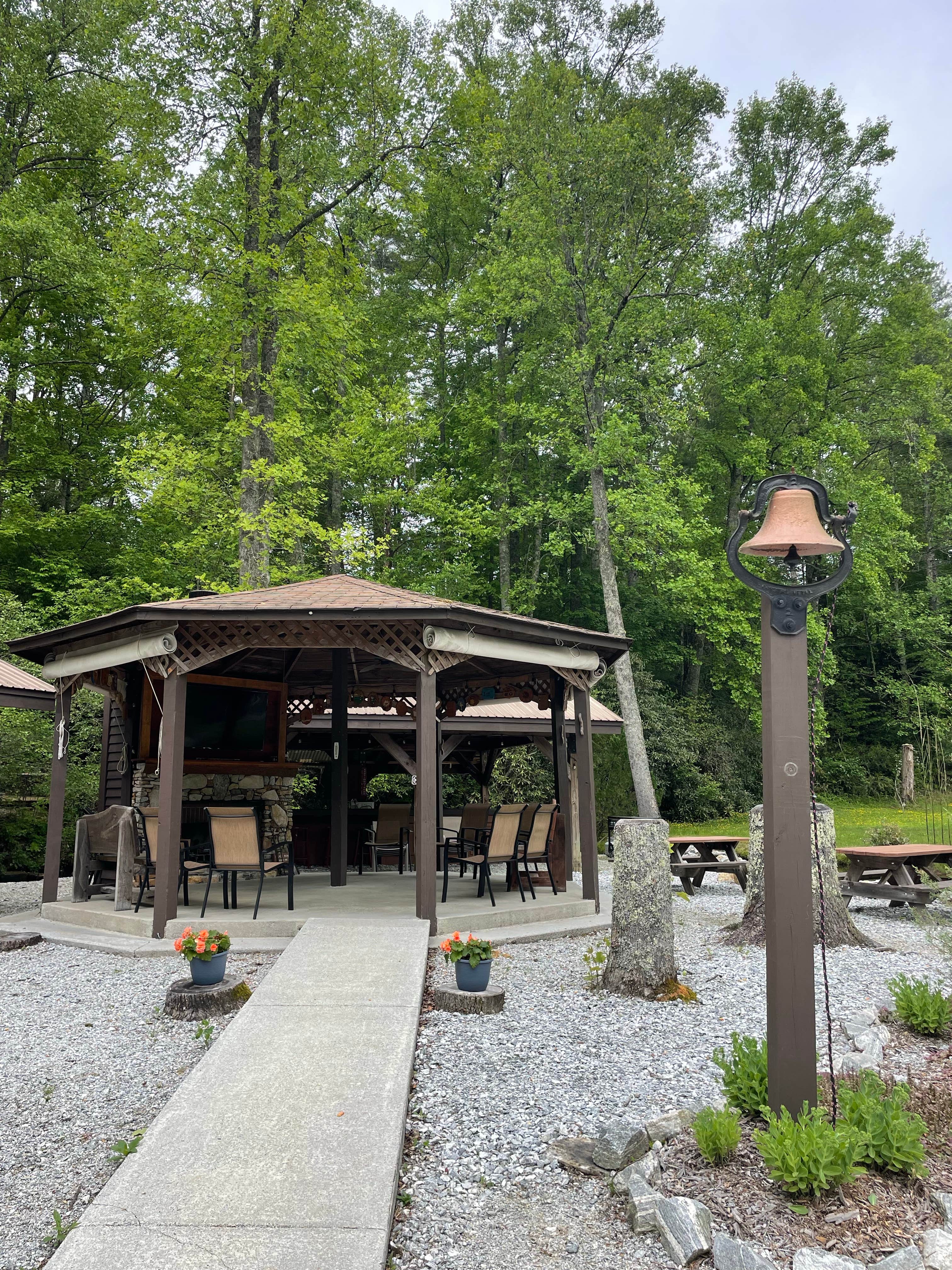 Camper-submitted photo at Blue Ridge Falls RV Resort near Balsam Grove, NC