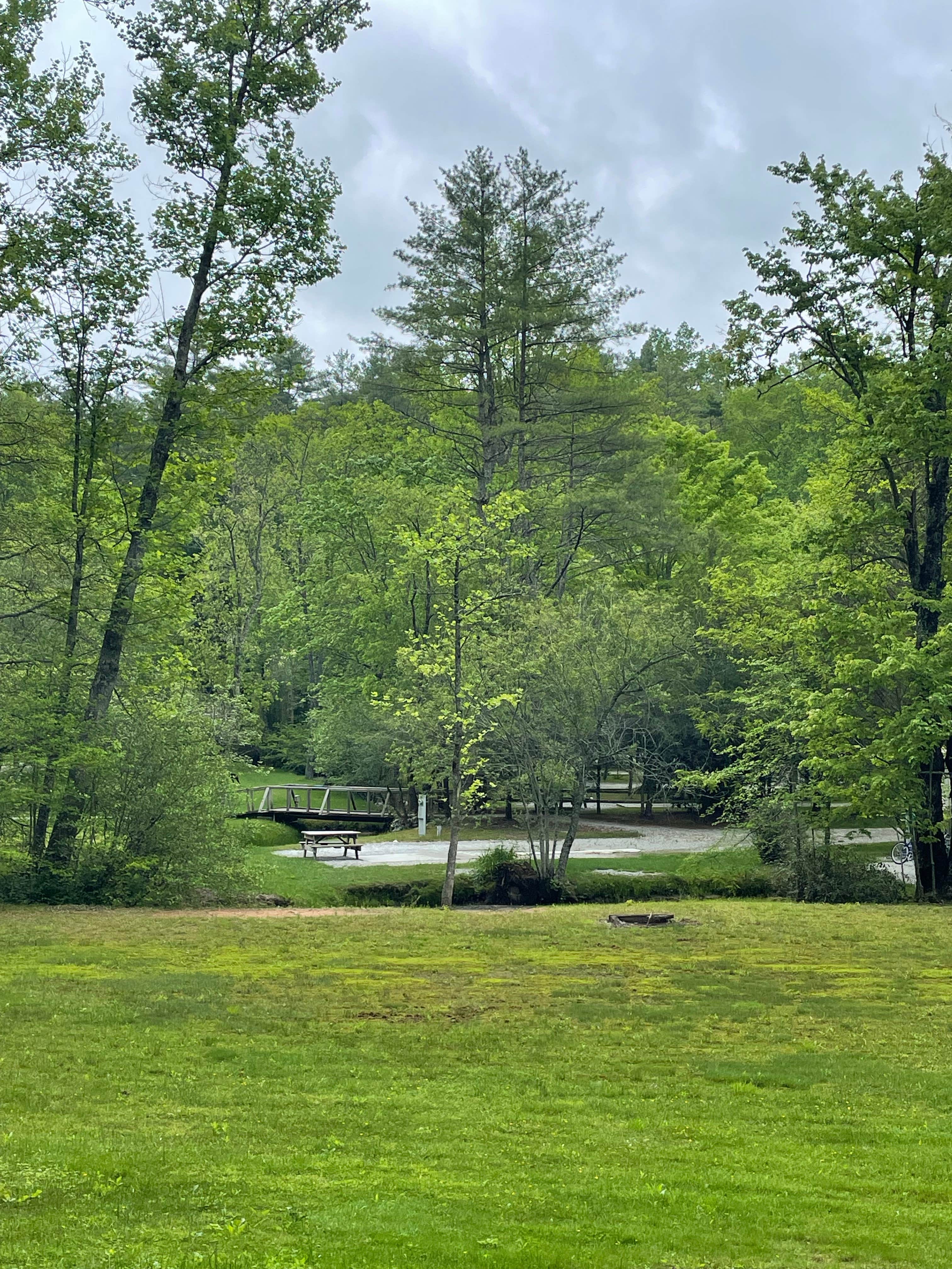 Camper-submitted photo at Blue Ridge Falls RV Resort near Balsam Grove, NC