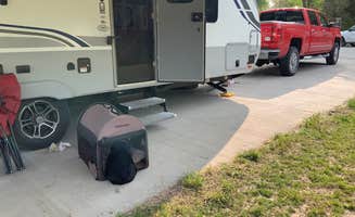 Steve D.'s photo of camping with pets at Lake Cunningham Campground near Omaha, NE