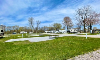 Camping near Fort Trodd Campground: Dancing Fire Glamping and RV Resort, Port Huron, Michigan