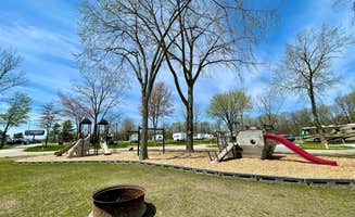Charlynn G.'s photo of camping with pets at Dancing Fire Glamping and RV Resort near Avoca, MI