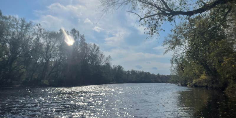 Camper submitted image from Canoe Campsite Near Hawk Island — Black River State Forest