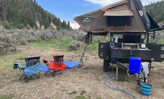 Camping near Camp Between Salt Creek and Bear Lake: Cow Creek Dispersed, Rifle, Colorado