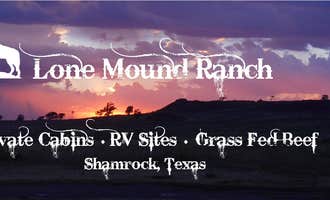 Camping near Texas Route 66 RV Park: Historic Remote Lone Mound Ranch , McClellan Creek National Grassland, Texas