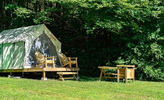 The Dyrt's photo at Tentrr State Park Site - NY Taconic State Park: Rudd Pond A - Double Camp near Millerton, NY