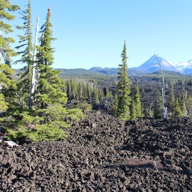 Belknap Crater lava flows looking towards the Sisters off of Hwy 242. A place I'm definitely coming back to!!!