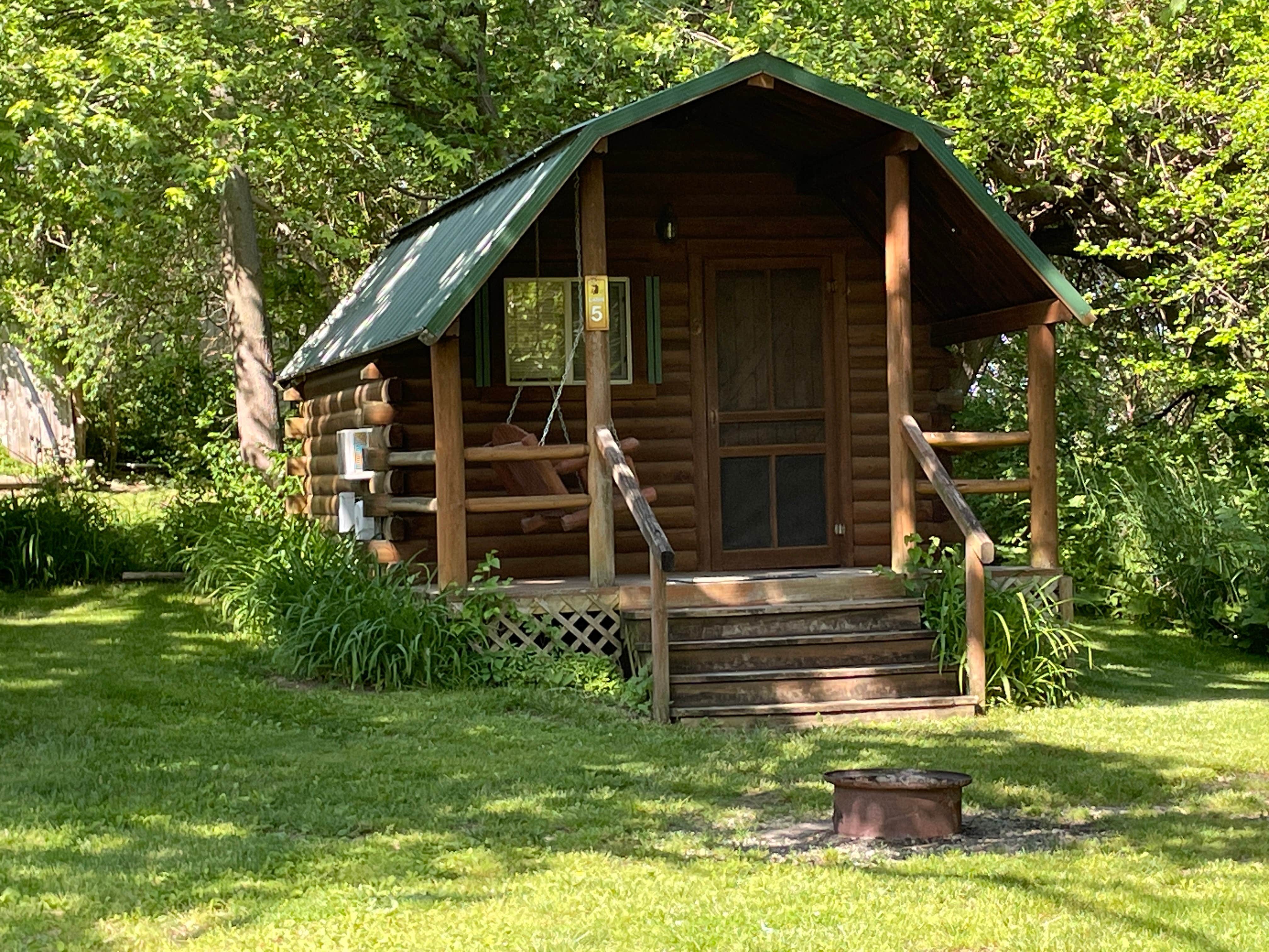 Ryan L.'s photo of a cabin at Lasalle/Peru KOA near Kirkland, IL