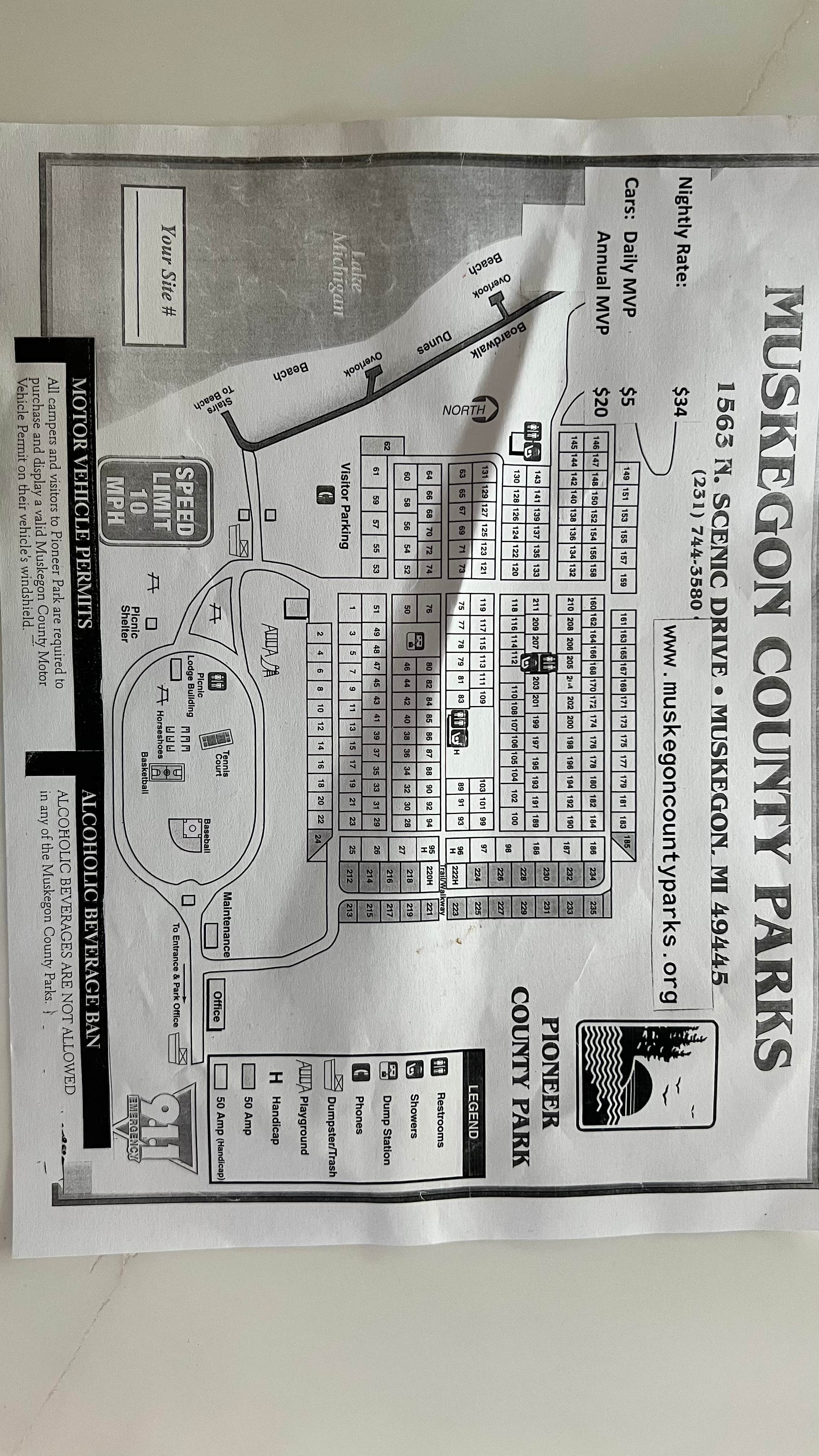 Pioneer Park Campground Muskegon, MI