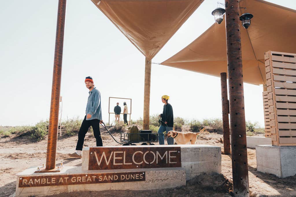 Ramble O.'s photo of camping with pets at Ramble at Great Sand Dunes National Park near Alamosa, CO