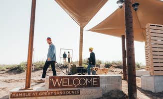 Ramble O.'s photo of camping with pets at Ramble at Great Sand Dunes National Park near Monte Vista, CO