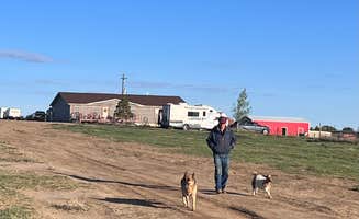 Nicole O.'s photo of camping with pets at Cloud Peak Llama and Alpaca Ranch near Casper, WY