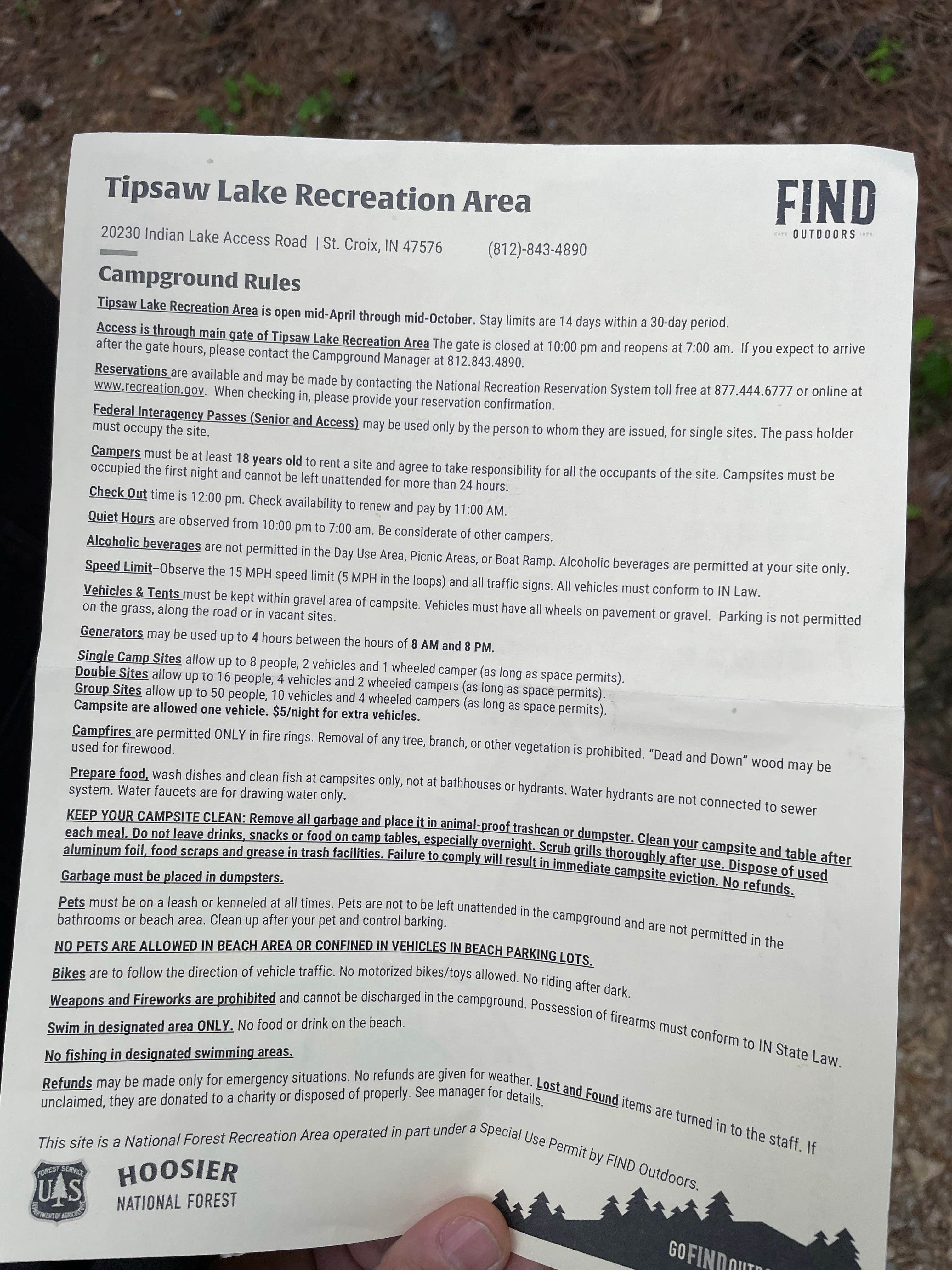 Camper-submitted photo at Hoosier National Forest Jackpine Loop Campground near Falls of Rough, KY