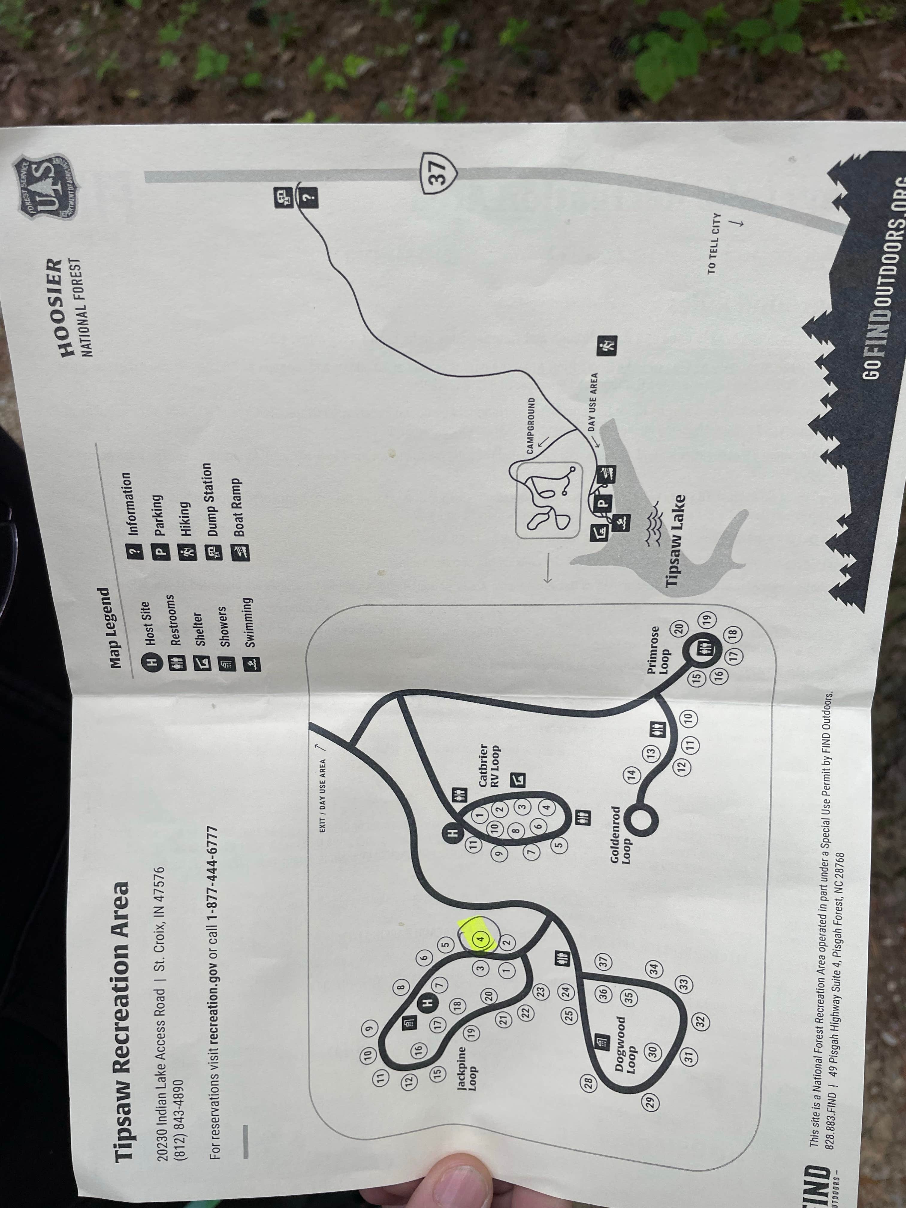 Camper-submitted photo at Hoosier National Forest Jackpine Loop Campground near Falls of Rough, KY