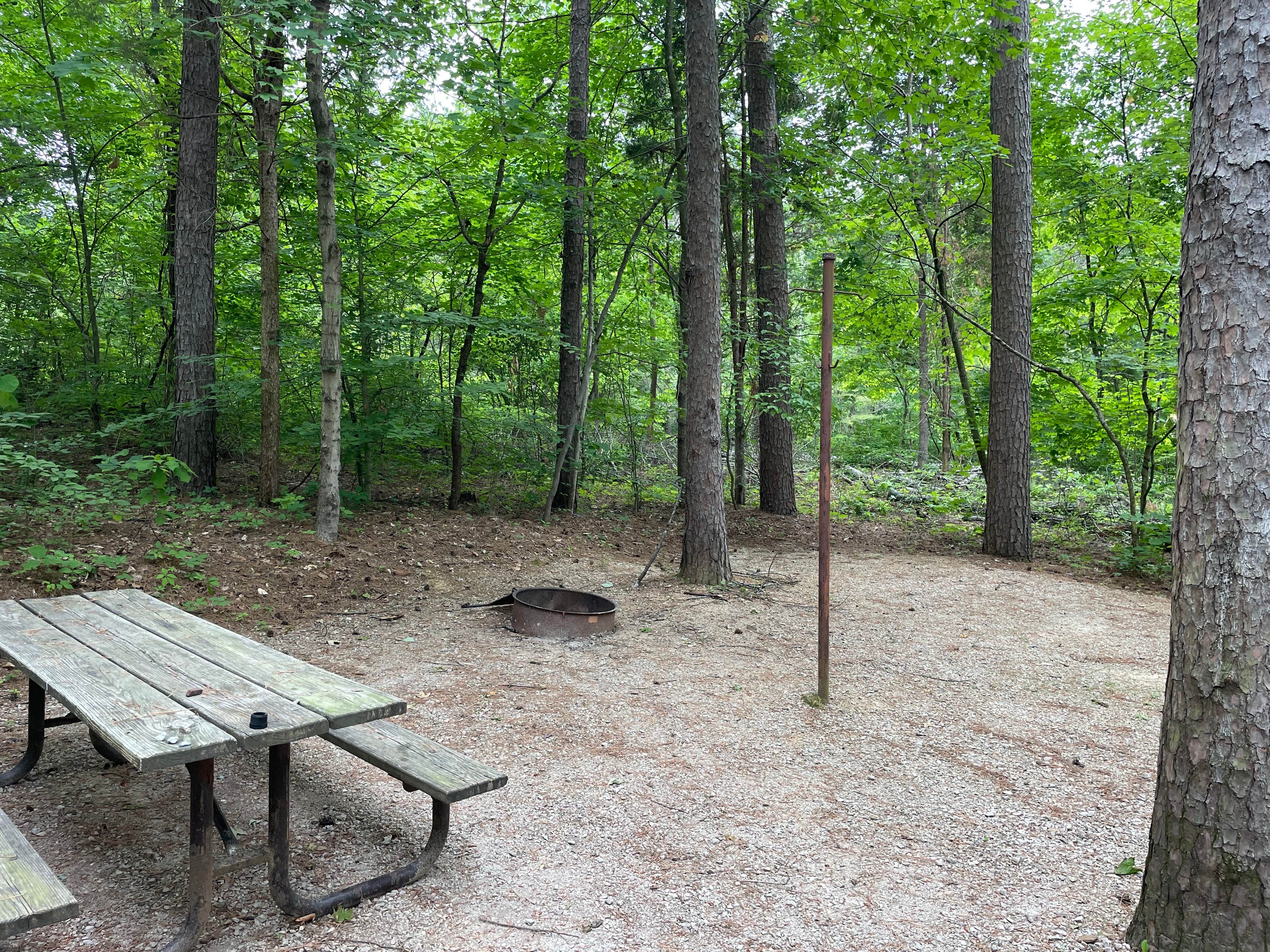 Camper-submitted photo at Hoosier National Forest Jackpine Loop Campground near Falls of Rough, KY