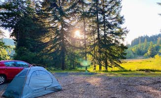 Dane M.'s photo of tent camping at Lampa Retreat near Langlois, OR