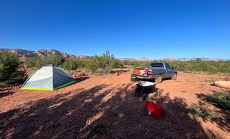 Camping near Secret Canyon Camping: Nolan Tank Large Dispersed Area, Sedona, Arizona