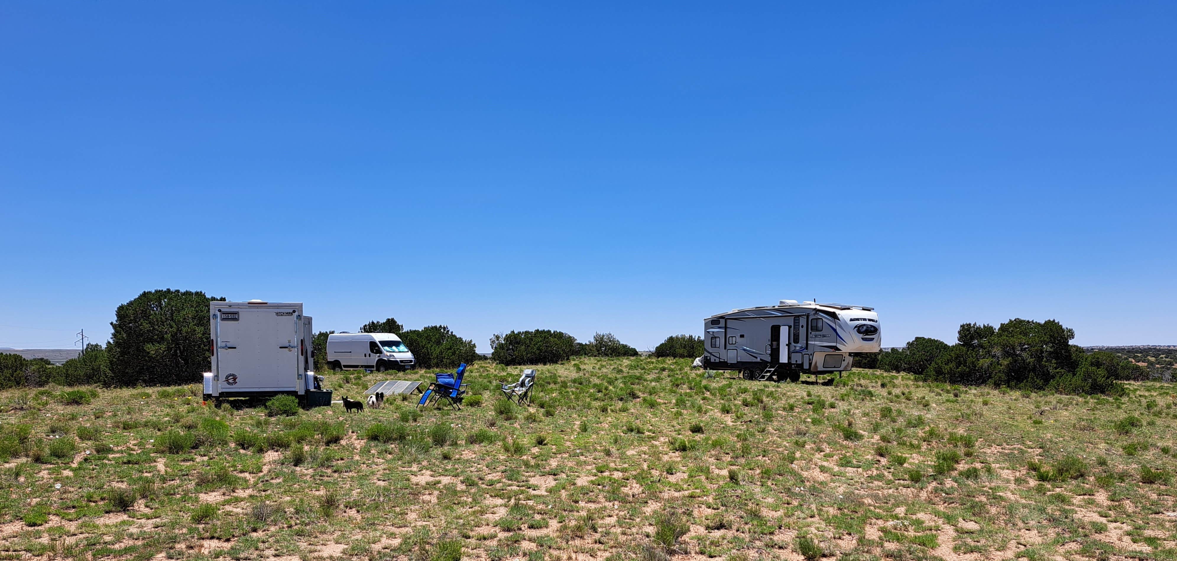 Karen's photo of rv camping at LunaGaia Nomadic Village near Chambers, AZ
